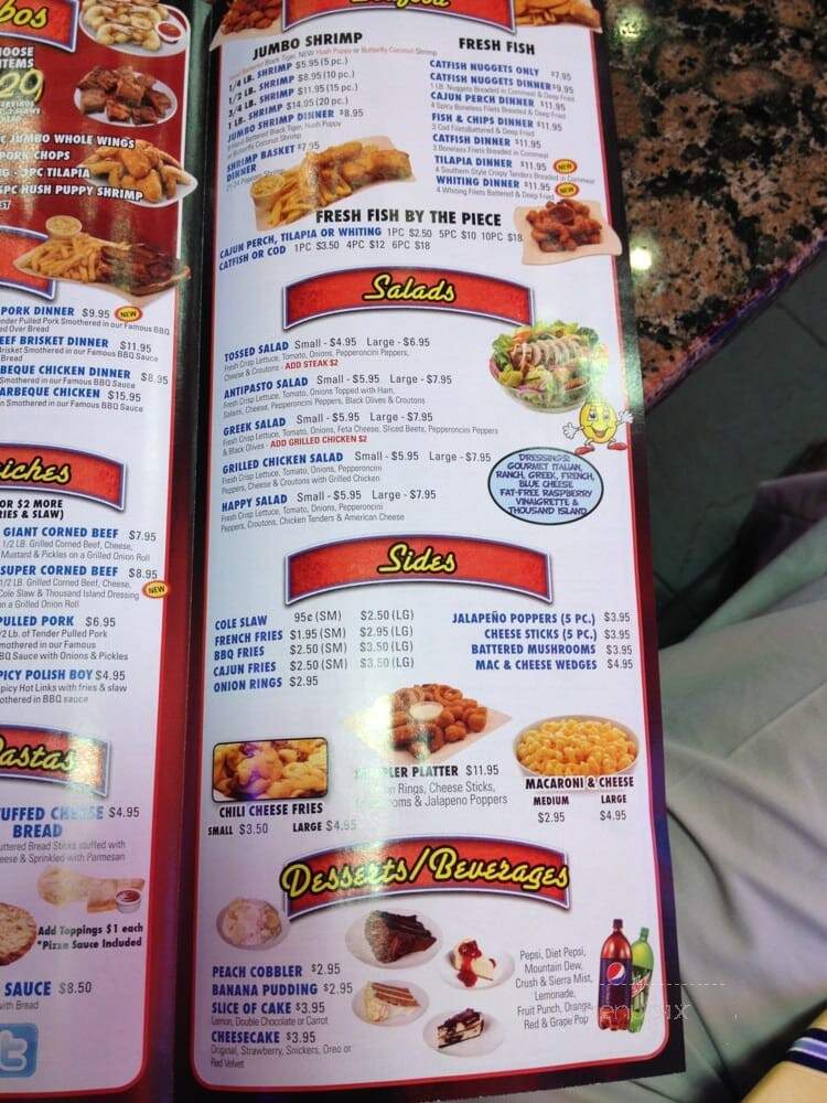 Happy's Pizza - Pontiac, MI menu_pic