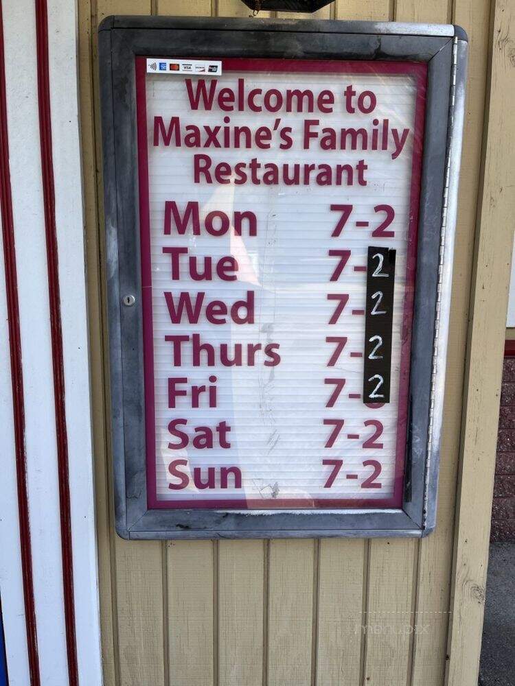 Maxine's - Sparta, MI menu_pic
