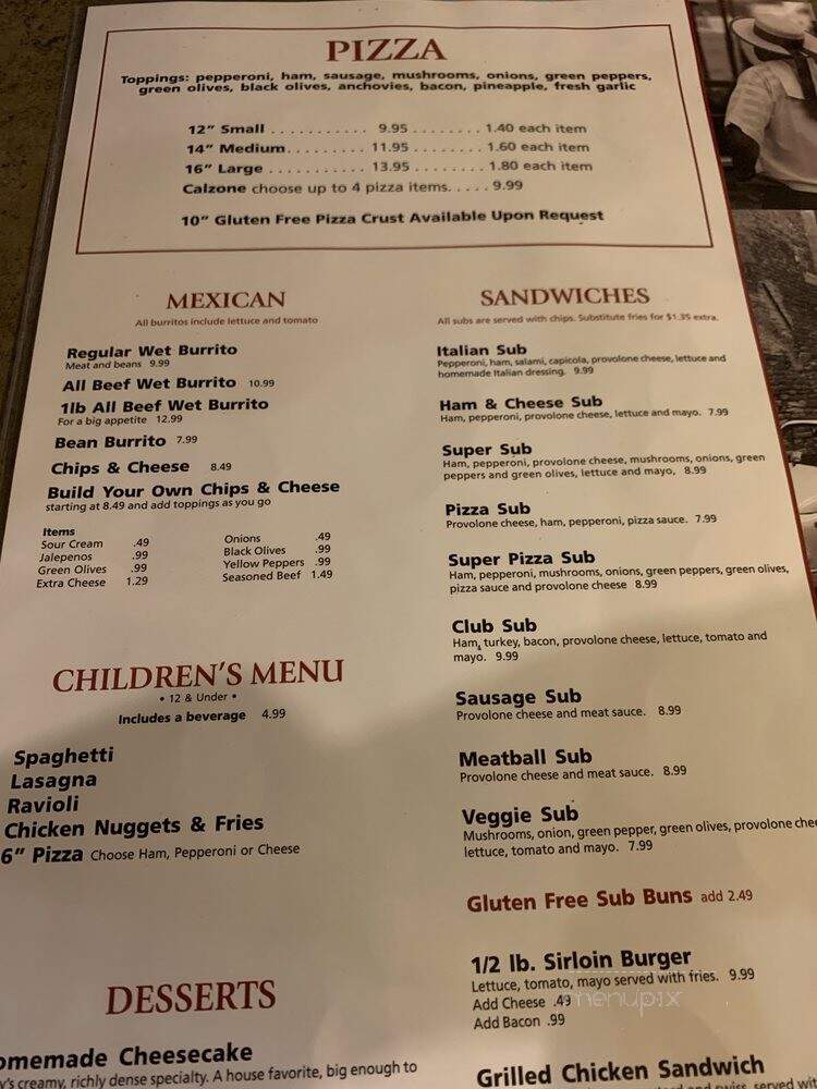 Florentine Grandville - Grandville, MI menu_pic