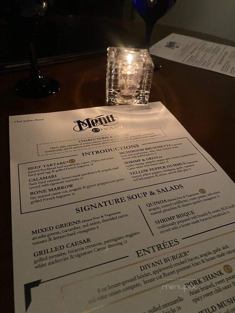 Bar Divani - Grand Rapids, MI menu_pic