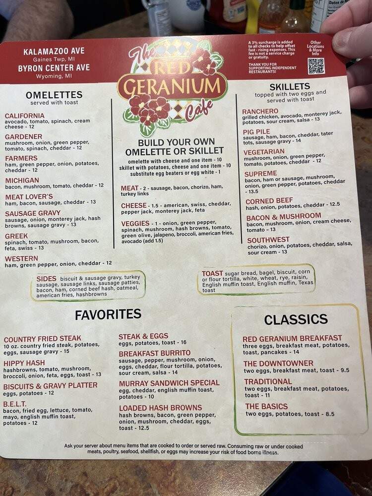Red Geranium Cafe - Grand Rapids, MI