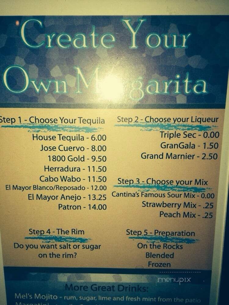 Cantina Mexican Restaurant - Grand Rapids, MI menu_pic