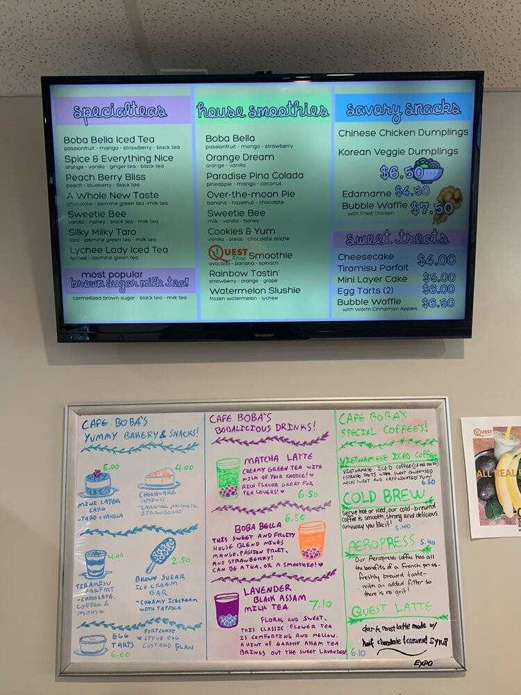 Boba Latte Cafe - Grand Rapids, MI menu_pic