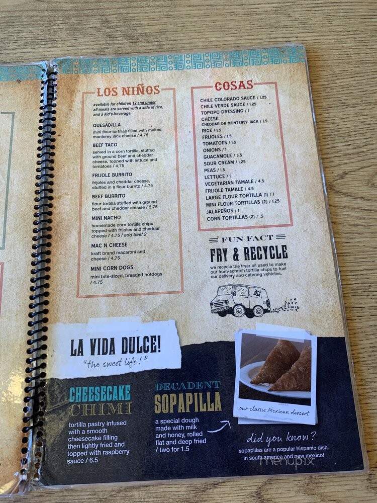 El Azteco - East Lansing, MI menu_pic