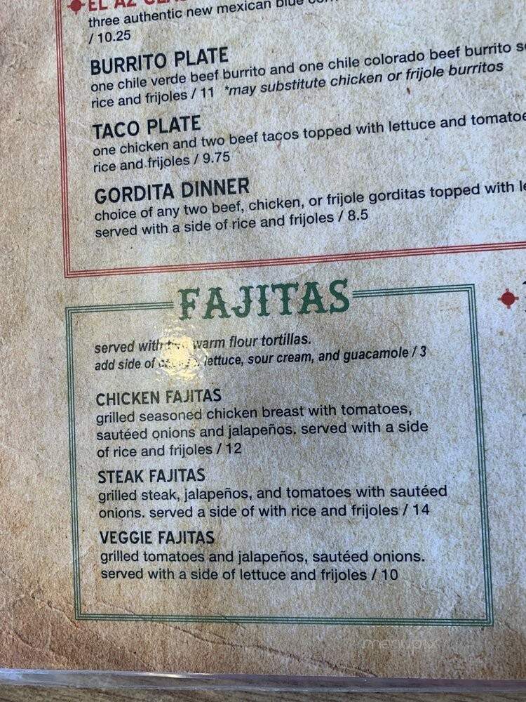 El Azteco - East Lansing, MI menu_pic