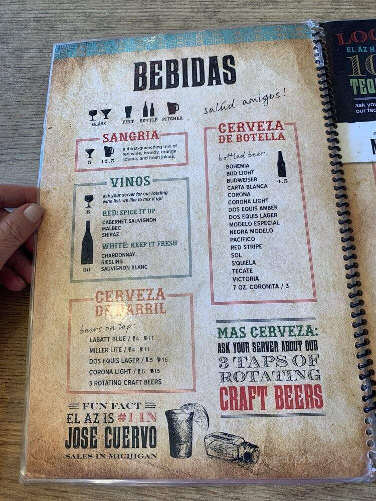 El Azteco - East Lansing, MI menu_pic