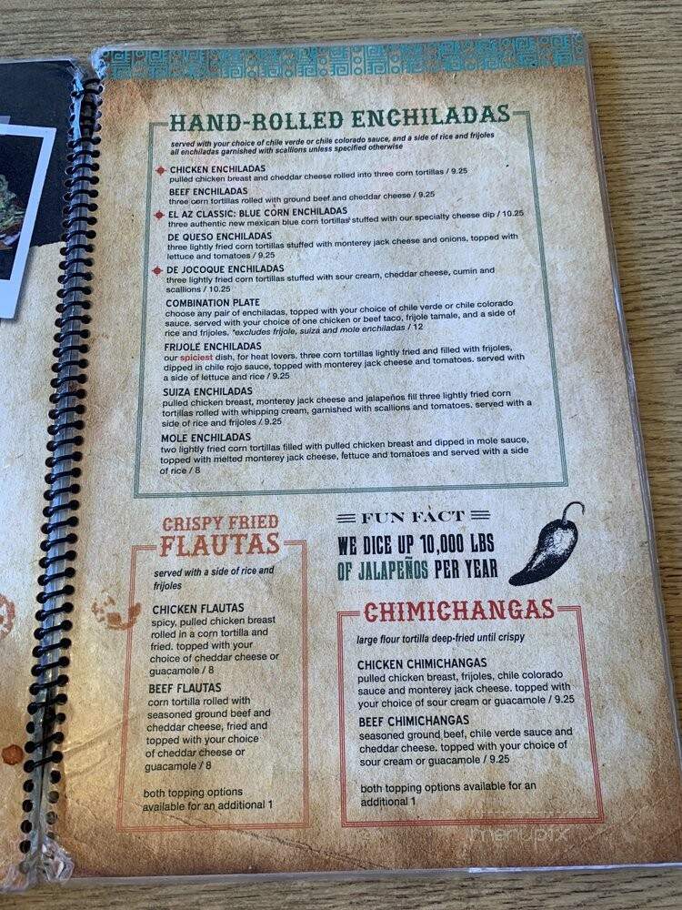 El Azteco - East Lansing, MI menu_pic