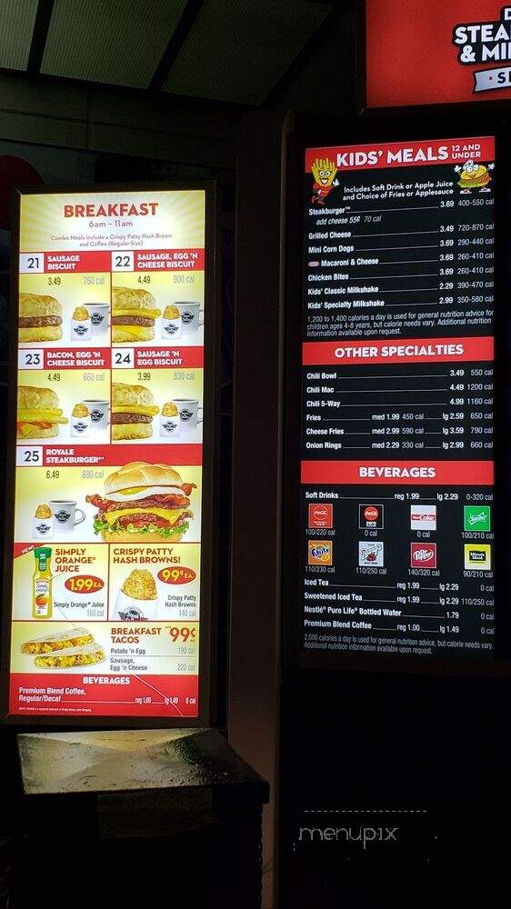 Steak 'n Shake - Lansing, MI menu_pic