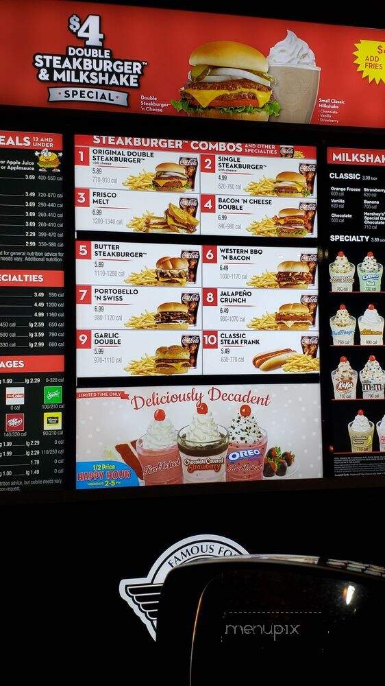 Steak 'n Shake - Lansing, MI menu_pic
