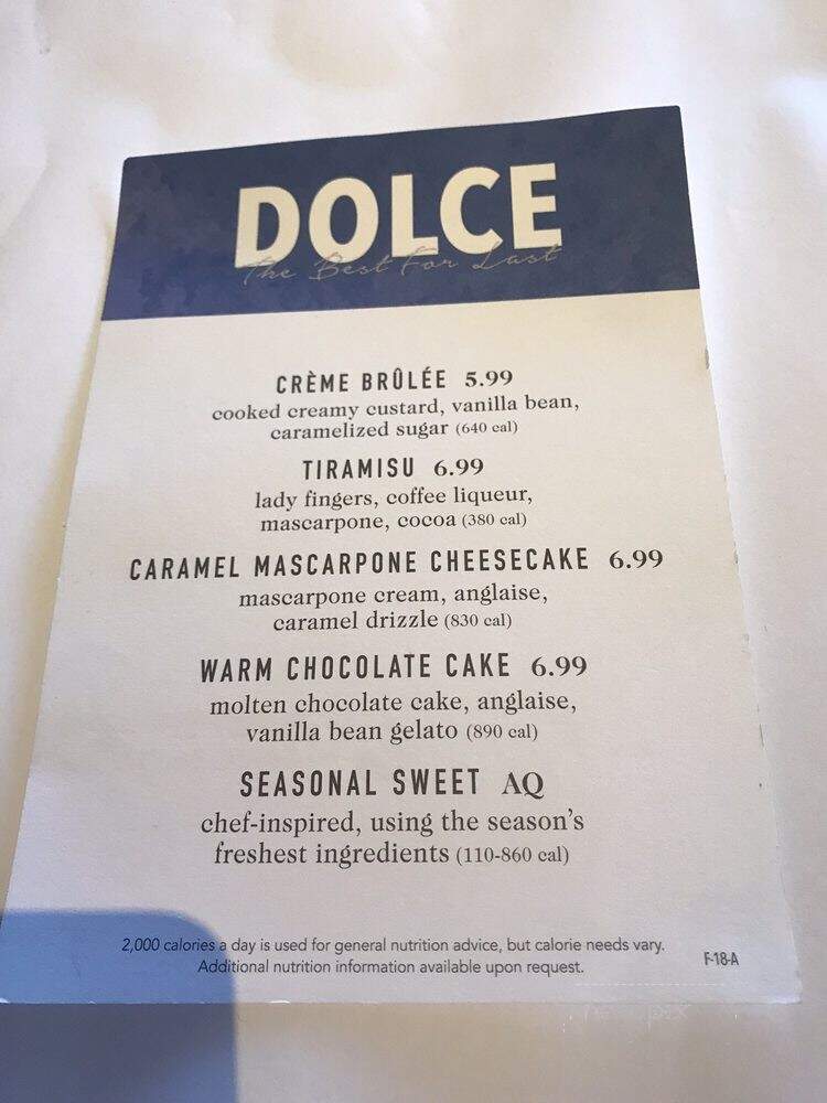 Bravo Cucina Italiana - Lansing, MI menu_pic