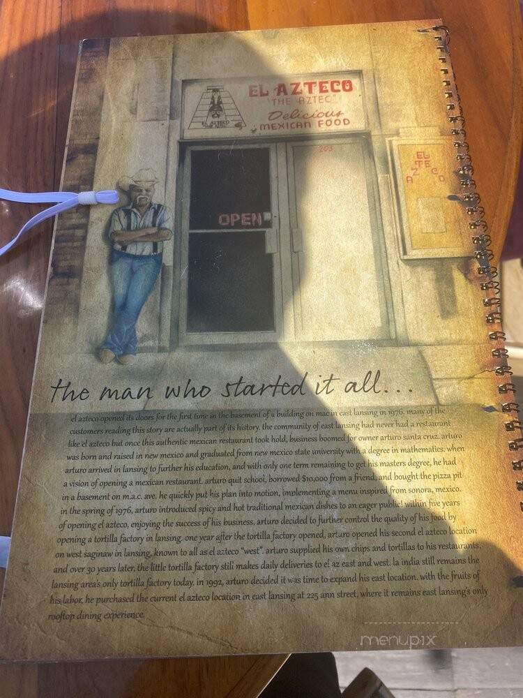 El Azteco - Lansing, MI menu_pic