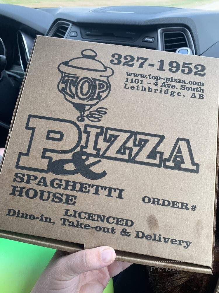 Top Pizza & Spaghetti House (2004) - Lethbridge, AB menu_pic
