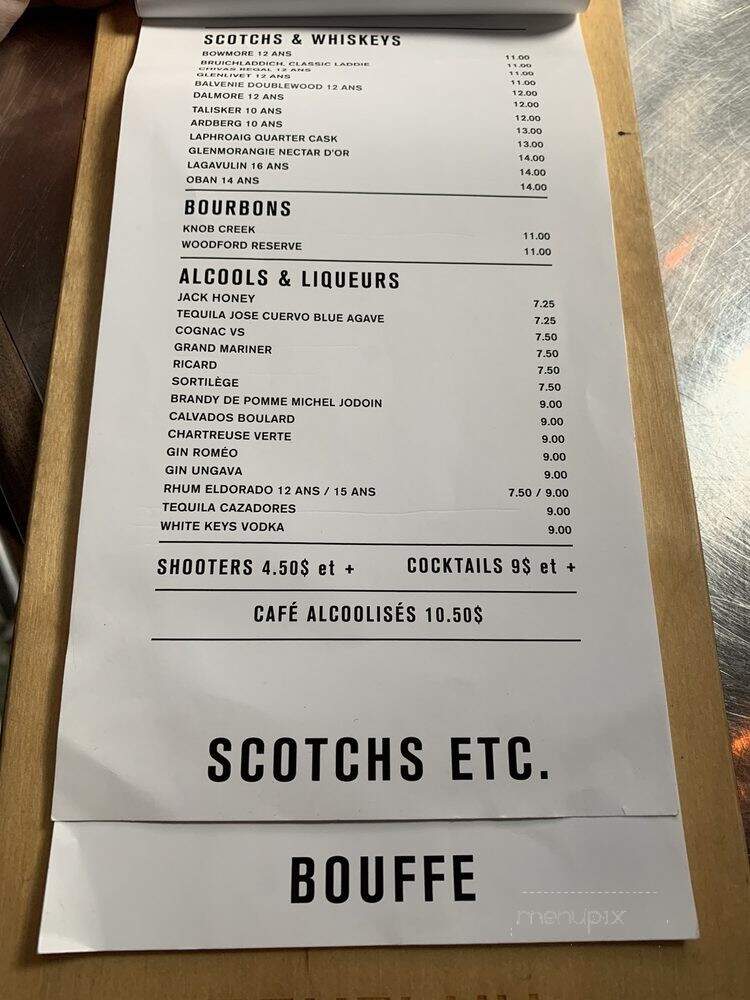 Benelux Brewpub and Cafe - Montreal, QC menu_pic