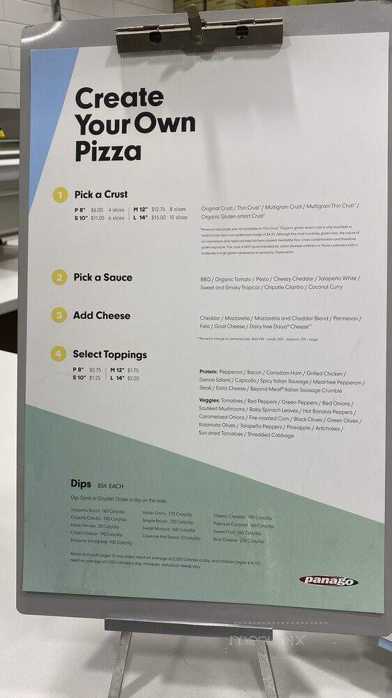 Panago Pizza - Calgary, AB menu_pic