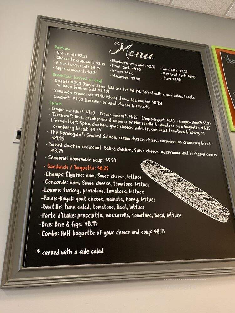 Cafe & Bistro Choice's - Calgary, AB menu_pic