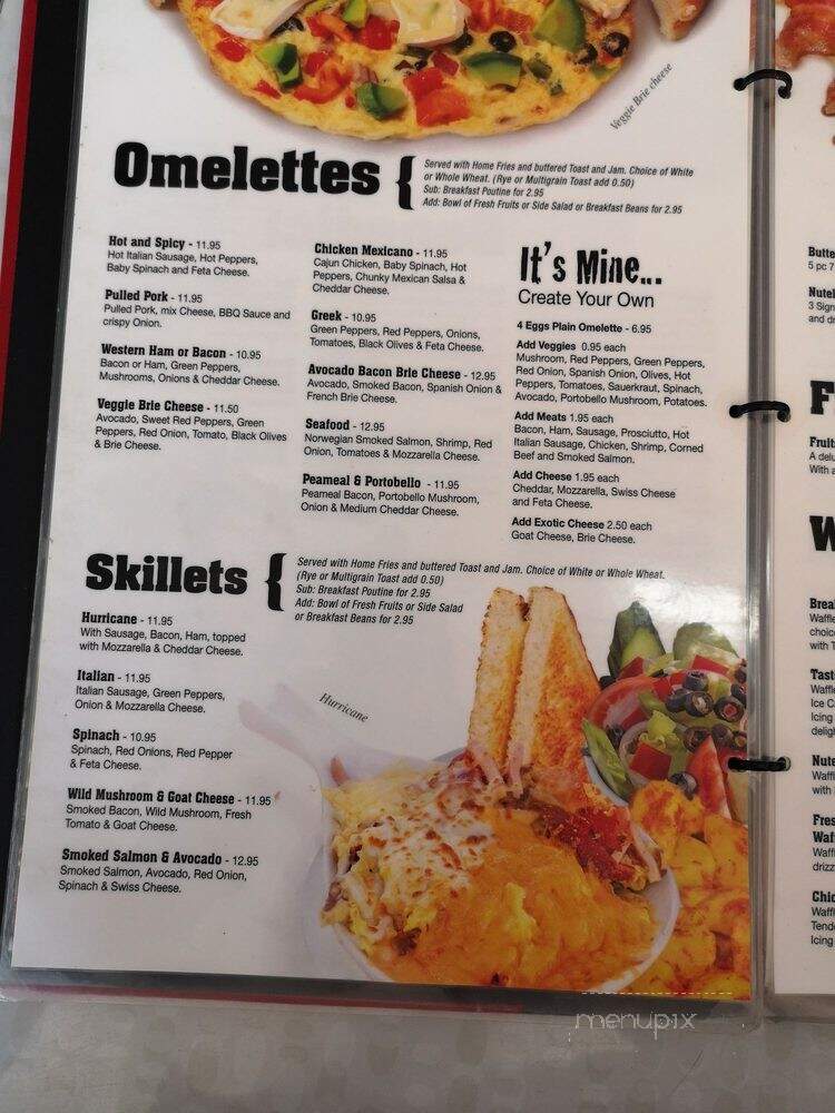 Egglicious Restaurant - Toronto, ON menu_pic