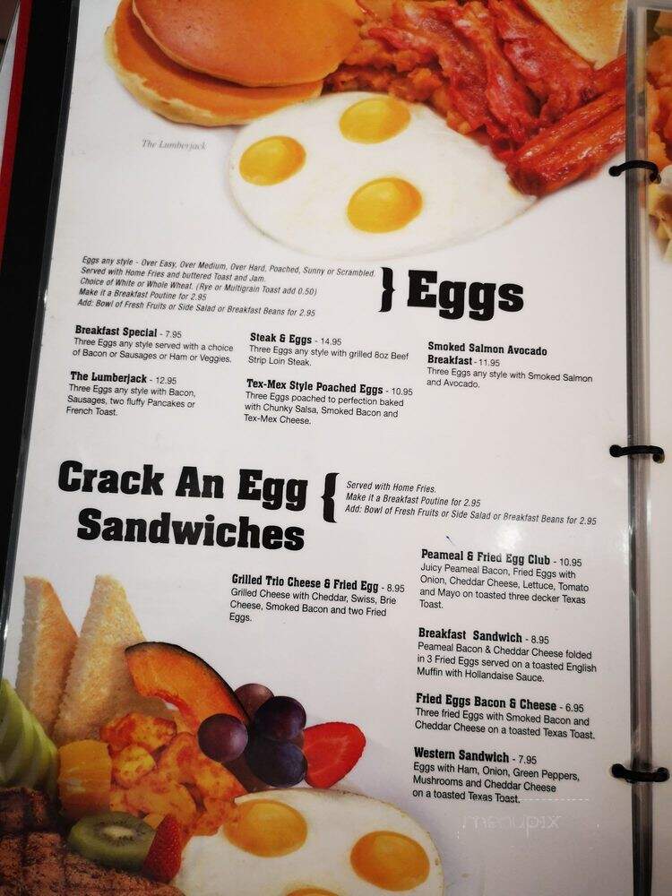 Egglicious Restaurant - Toronto, ON menu_pic