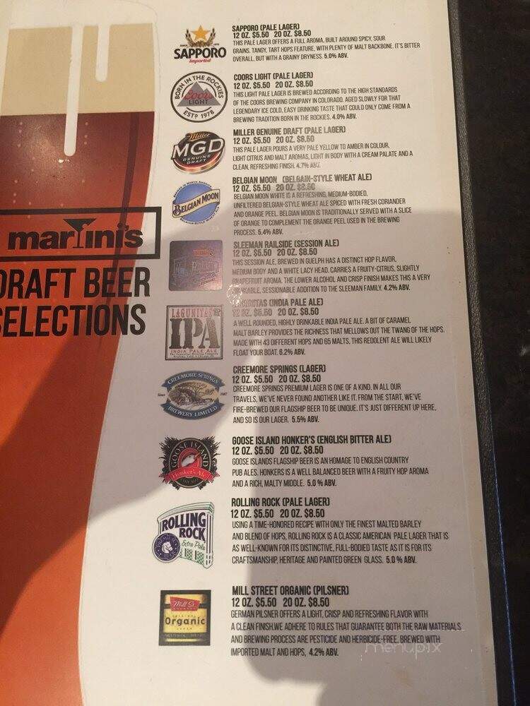 Charcoal Steakhouse - Kitchener, ON menu_pic