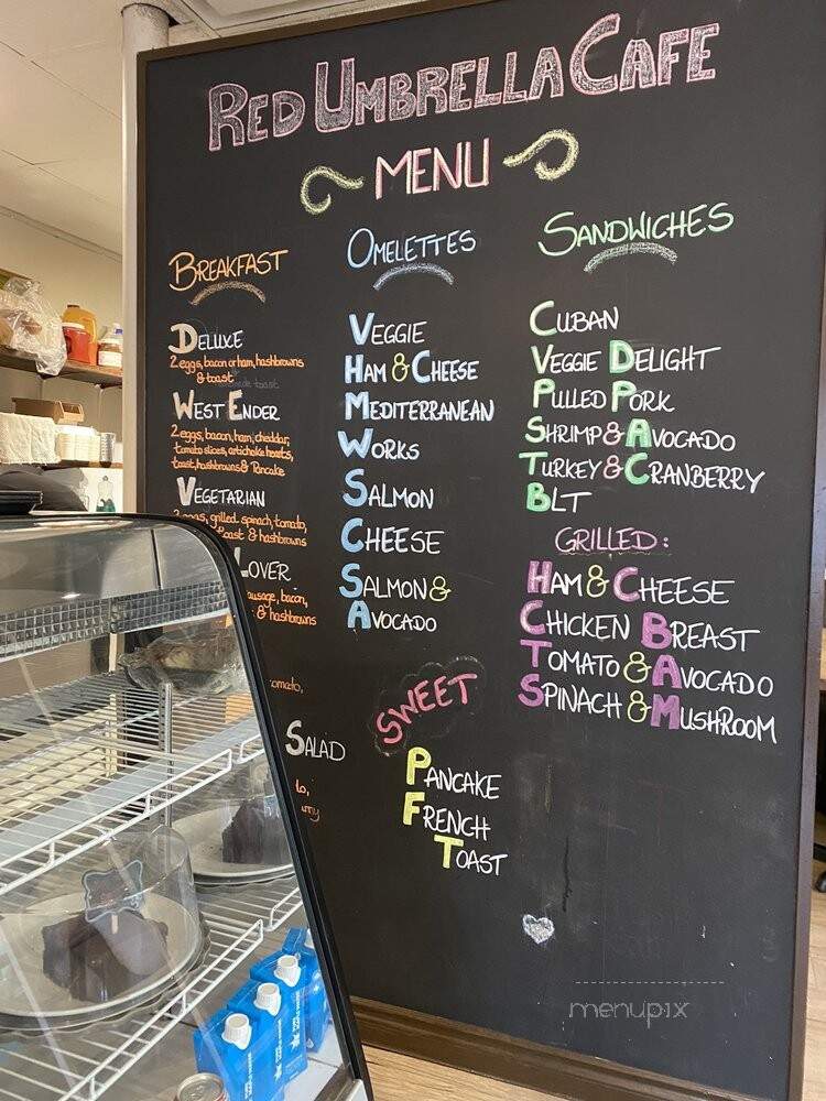 Umbrella Cafe - Sun Peaks, BC menu_pic