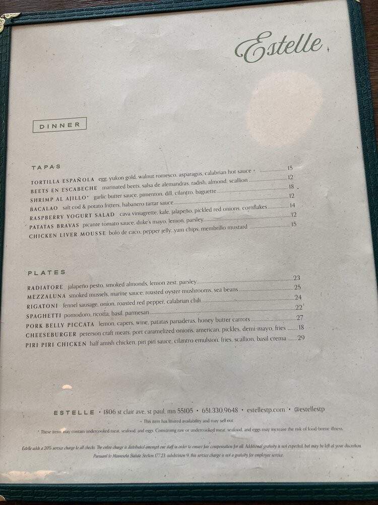 Porto Bras Bar & Grill - Toronto, ON menu_pic
