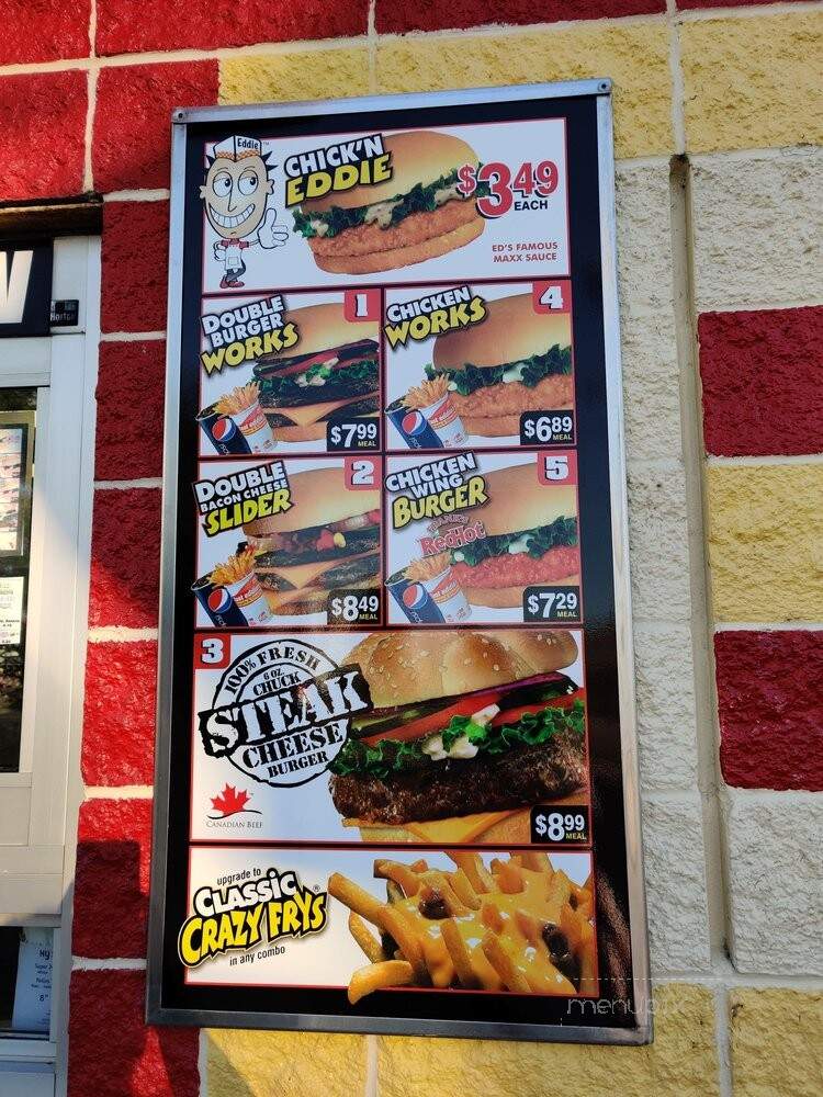 Fast Eddie's - Cambridge, ON menu_pic