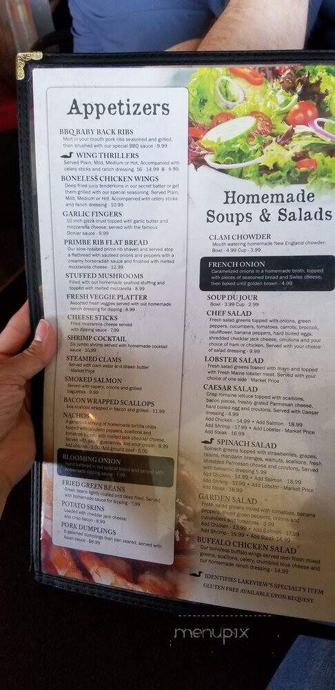 Rossman Lakeview Restaurant & Camping - Rossburn, MB menu_pic