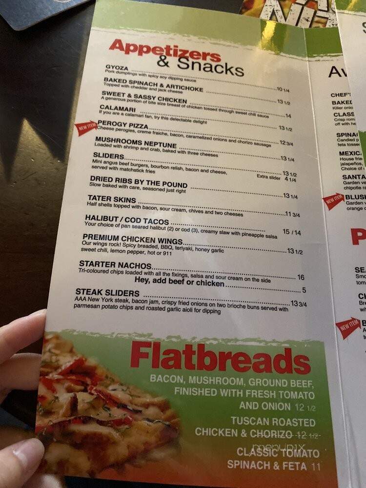 Brandts Creek Neighborhood Pub - Kelowna, BC menu_pic