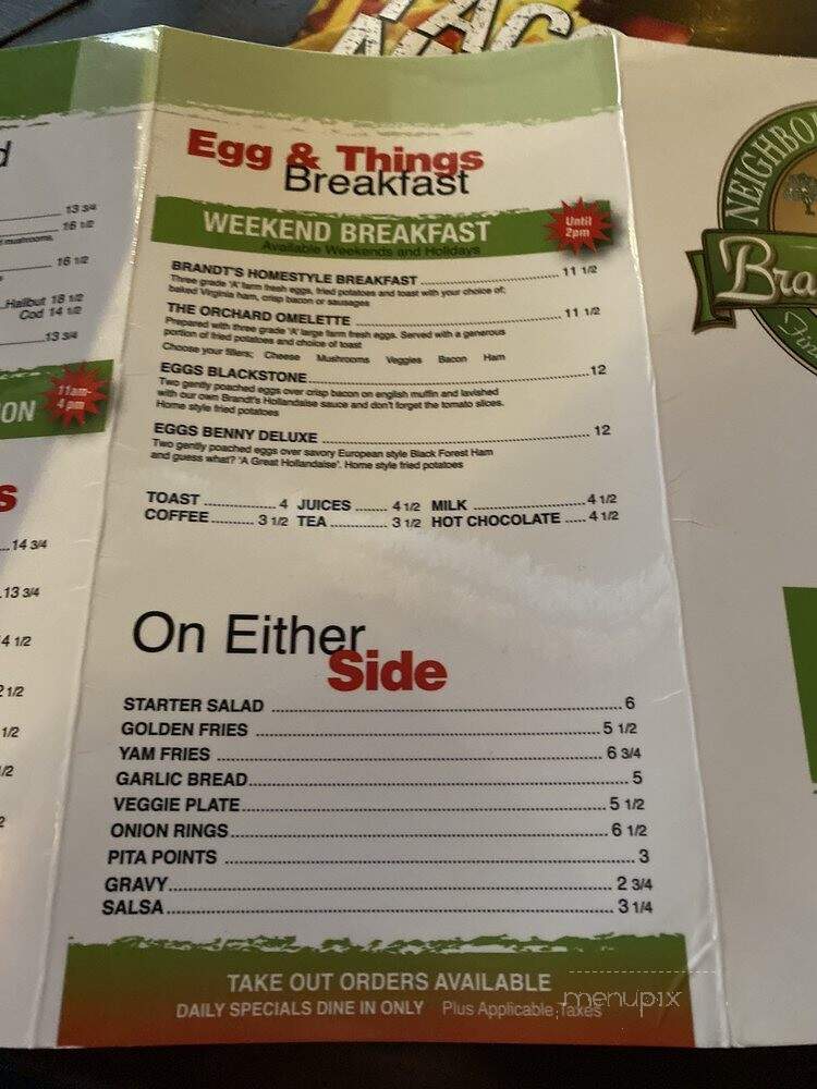 Brandts Creek Neighborhood Pub - Kelowna, BC menu_pic