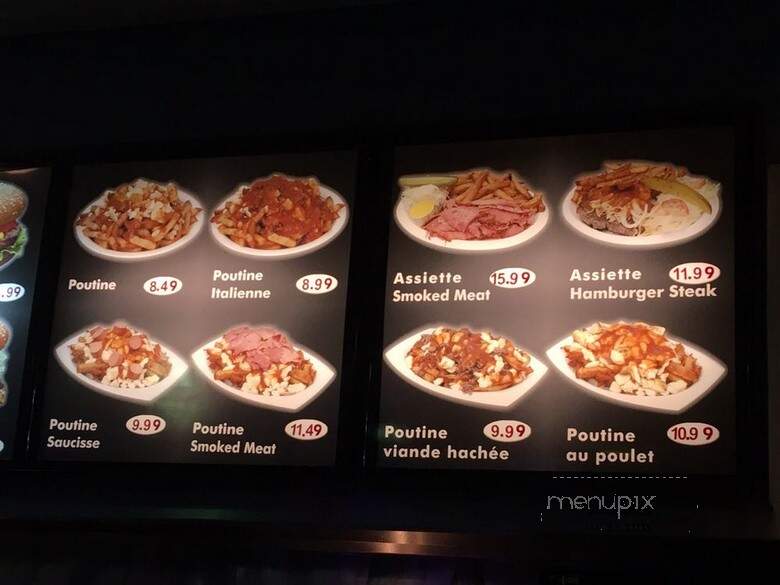 Restaurant La Belle Province - Montreal, QC menu_pic