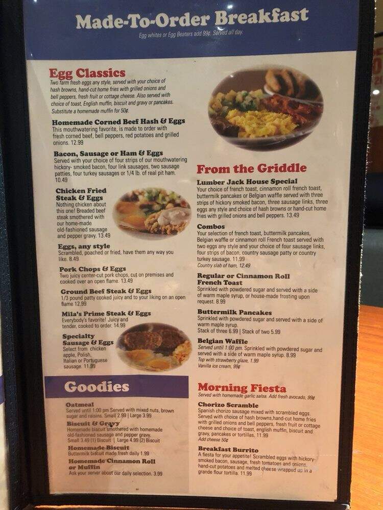Lakeside Cafe - Southend, SK menu_pic