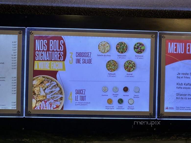 Restaurant Boustan - Montreal, QC menu_pic