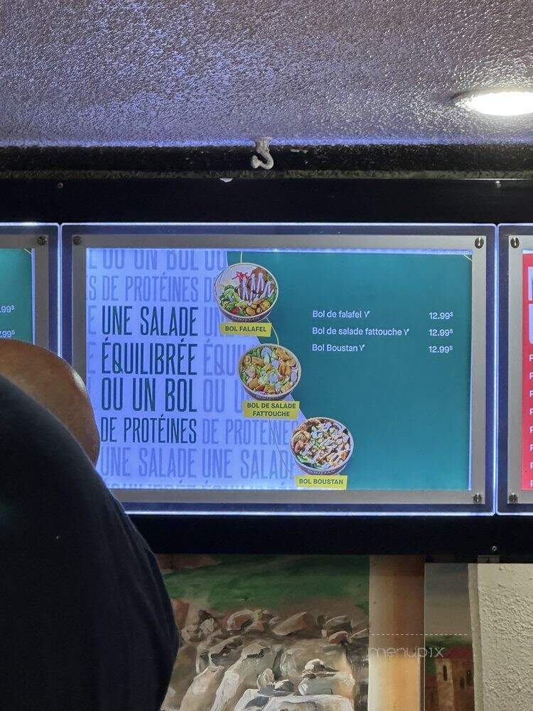 Restaurant Boustan - Montreal, QC menu_pic