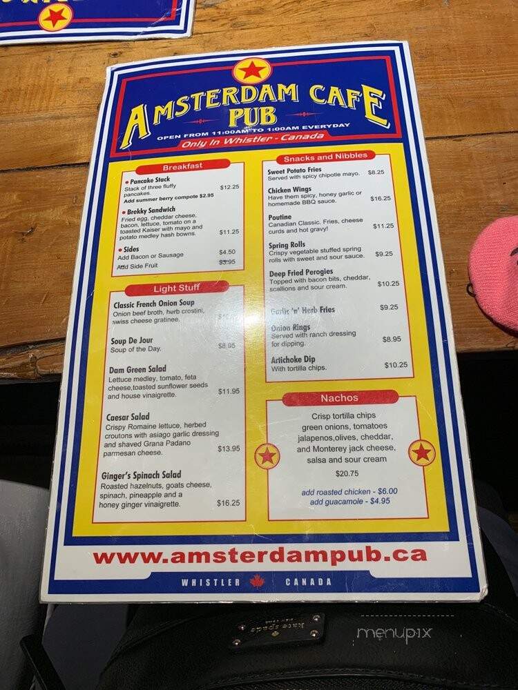Amsterdam Cafe & Pub - Whistler, BC