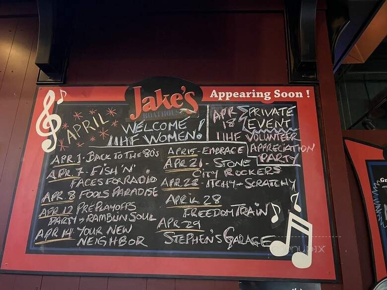 Jake's Boathouse - Brampton, ON menu_pic