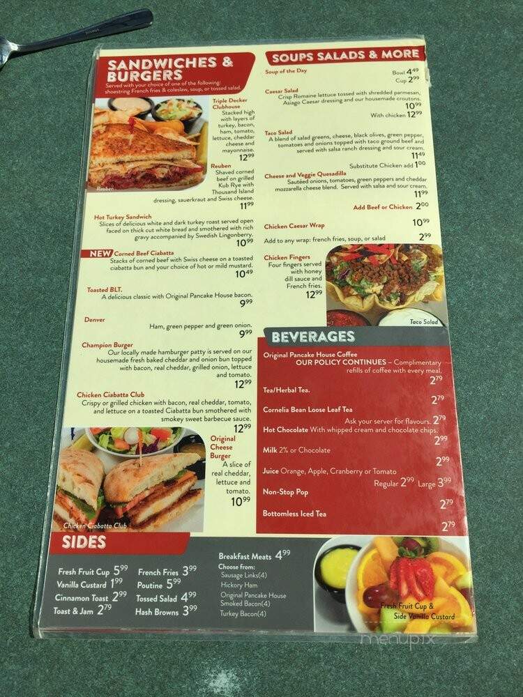 The Original Pancake House - Winnipeg, MB menu_pic