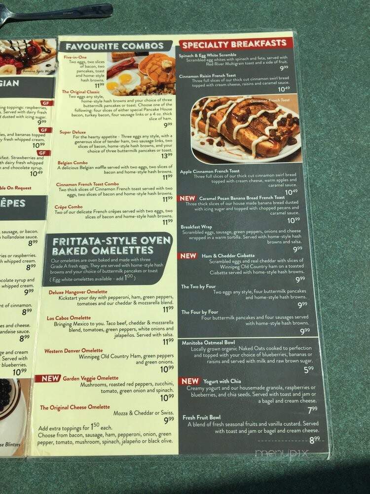 The Original Pancake House - Winnipeg, MB menu_pic