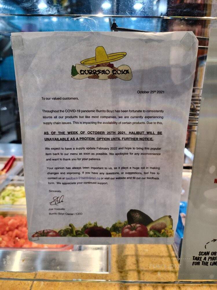 Burrito Boyz - Toronto, ON menu_pic