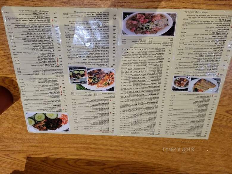 Pho Dui Bo - Stoney Creek, ON menu_pic