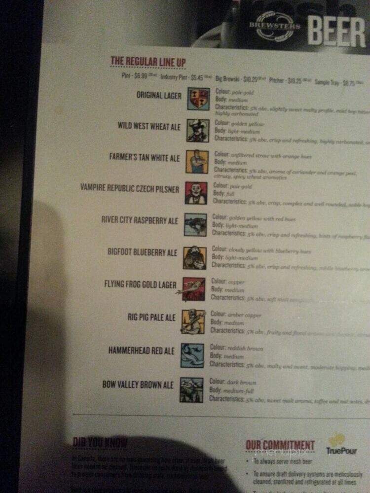 Brewsters Brewing Company & Restaurant - Edmonton, AB