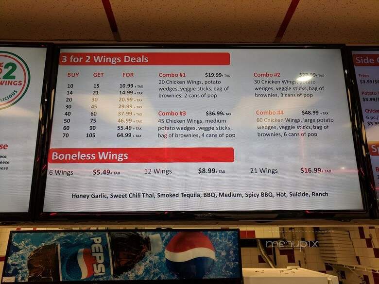 3 For Two Pizza & Wings - Mississauga, ON menu_pic