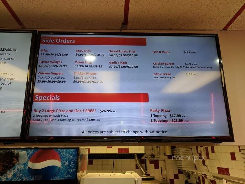 3 For Two Pizza & Wings - Mississauga, ON menu_pic