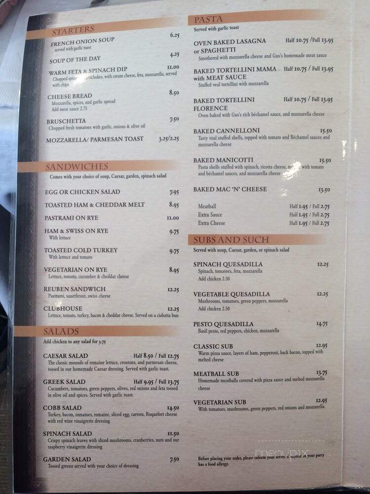 Gus's Cafe & Pizzeria - Calgary, AB