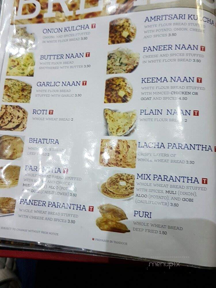Johal Sweets & Restaurant - Castlemore, ON menu_pic
