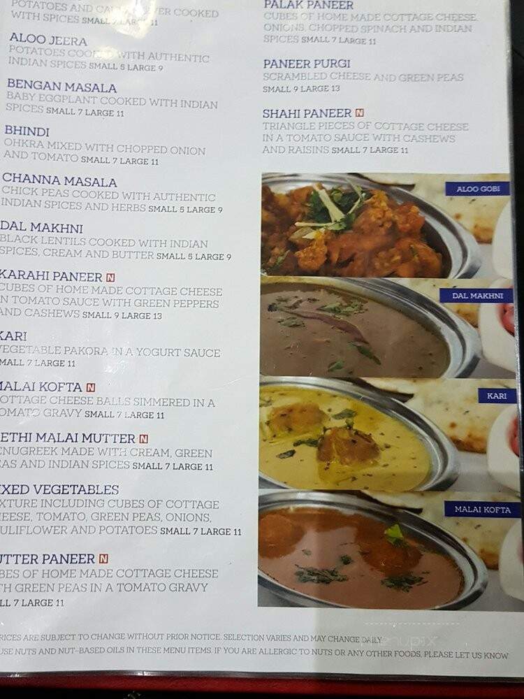 Johal Sweets & Restaurant - Castlemore, ON menu_pic