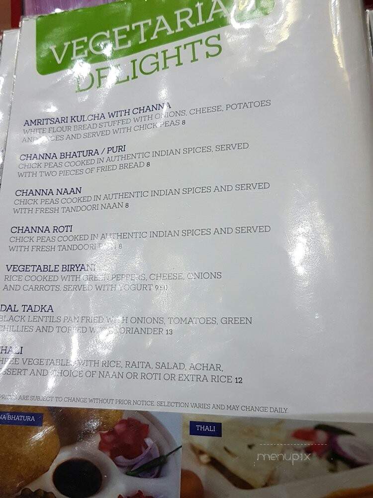 Johal Sweets & Restaurant - Castlemore, ON menu_pic