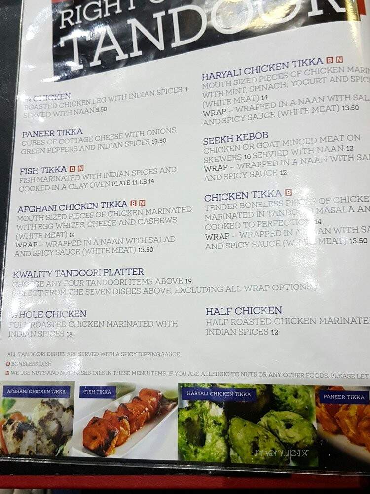 Johal Sweets & Restaurant - Castlemore, ON menu_pic