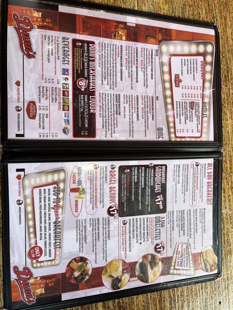 Dunn's Famous Deli - Ottawa, ON menu_pic