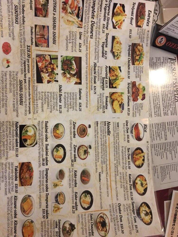 Shiki Restaurant - London, ON menu_pic
