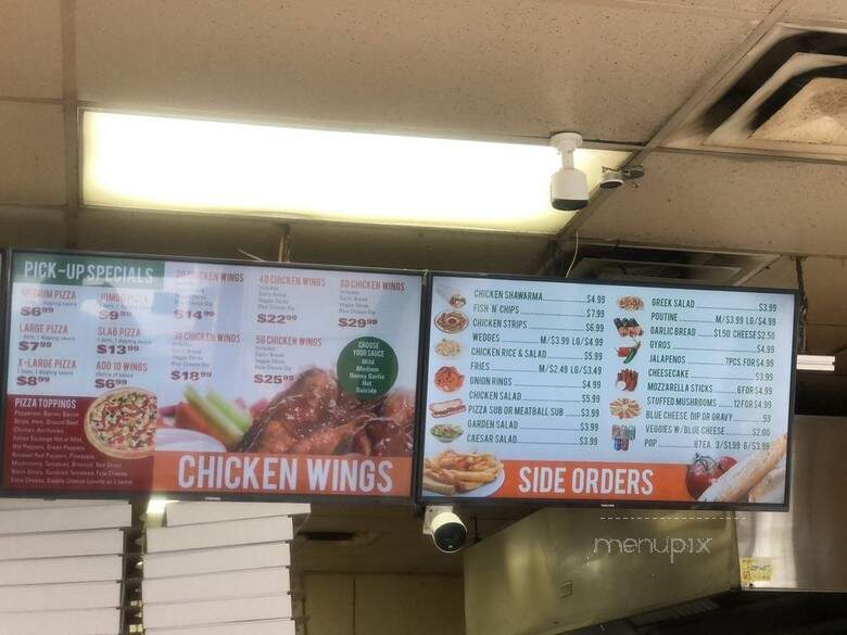 Queen's Pizza & Wings - Hamilton, ON menu_pic