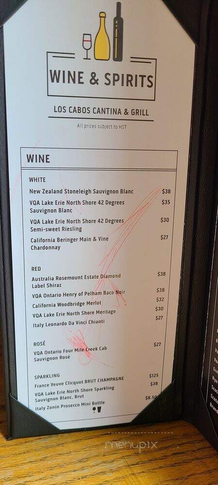 Los Cabos Cantina & Grill - Whitby, ON menu_pic